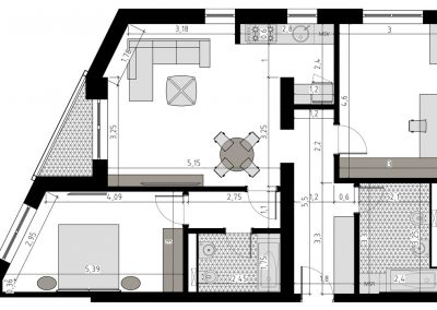 TIP 3D - apartament 3 camere - Aviatorii Residence II - p